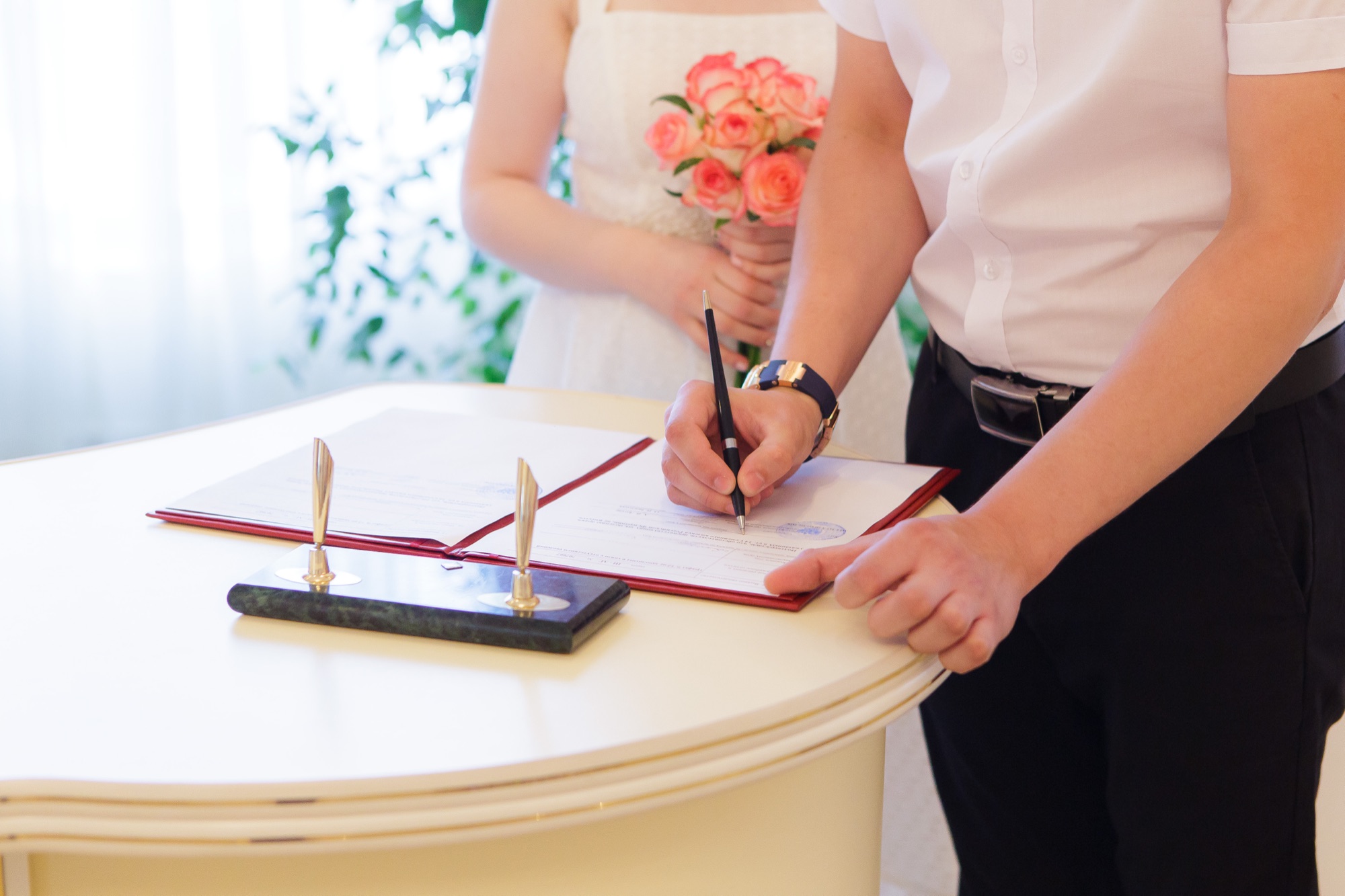 Contrato de fotografía de bodas